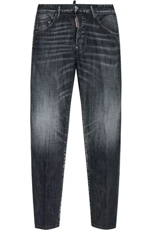 Dsquared2 Jeans, Heren, Grijs, L, Katoen, Slim-fit Jeans