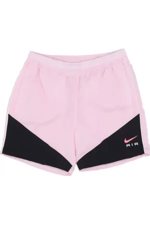 Nike Korte broeken, Heren, Roze, M, Geweven Track Shorts Foam/Black