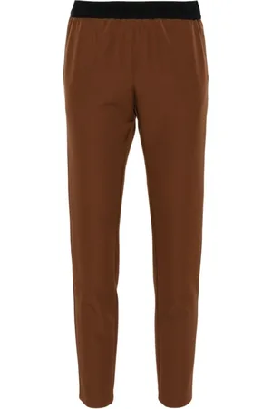 ERMANNO SCERVINO Broeken, Dames, Bruin, M, Wol, Nocciola Pants