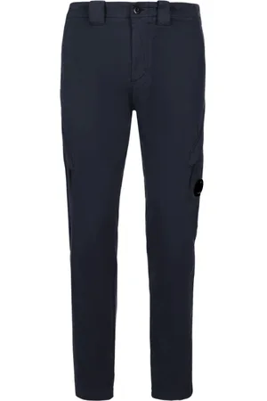 C.P. Company Broeken, Heren, Blauw, L, Katoen, Klassieke cargobroek met ergonomische pasvorm