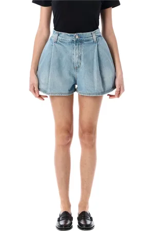 haikure Korte broeken, Dames, Blauw, W25, Denim, Denim Ballon Fit Shorts Paradise Wash