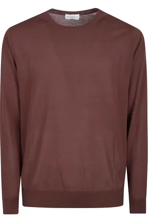 BALLANTYNE Truien, Heren, Bruin, L, Casual Gebreide Pullover Sweater