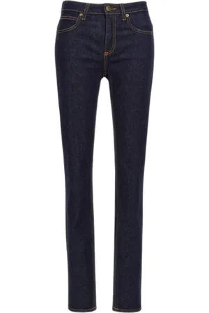 Roberto Cavalli Jeans, Dames, Blauw, M, Katoen, Donkerblauwe Skinny Jeans voor Vrouwen