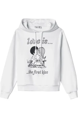 GAËLLE Sweatshirts & Hoodies, Dames, Wit, M, Witte Hoodie Trui voor Vrouwen