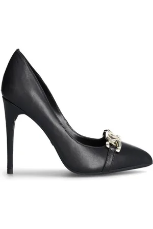 Liu Jo Schoenen, Dames, Zwart, 37 EU, Leer, Chain Décolleté