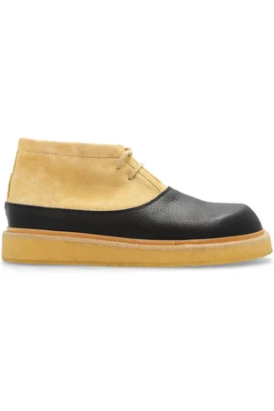 Marni Schoenen, Heren, Zwart, 43 EU, Leer, Leren Enkellaarsjes