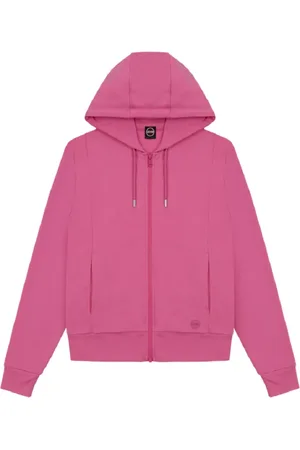 Colmar Sweatshirts & Hoodies, Dames, Roze, M, Katoen, Sweatshirt met ritssluiting