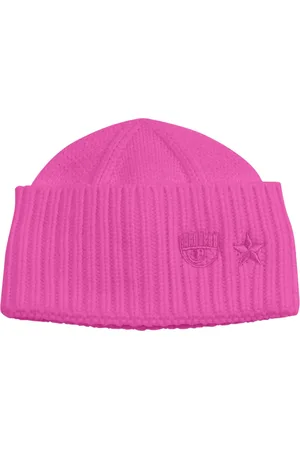 Chiara Ferragni Accessoires, Dames, Roze, ONE Size, Wol, Beanie