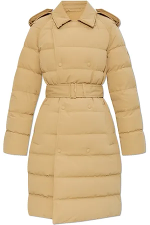 Burberry Mantels, Dames, , M, Donzen Jas met Taille Riem