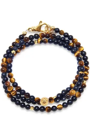 Nialaya Accessoires, Heren, Geel, 2Xl, Mykonos Collectie Armband