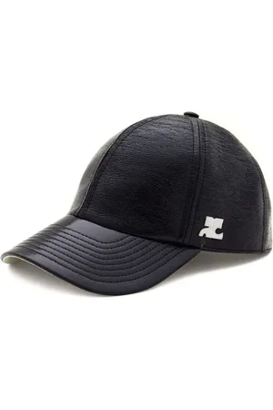 Courrèges Accessoires, Heren, Zwart, M, Katoen, Logo Patch Cap
