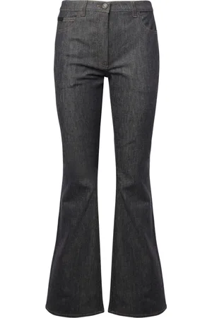 Courrèges Jeans, Dames, Grijs, W29, Denim, Bootcut Denim Broek