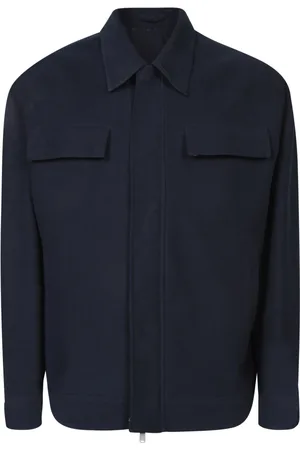 LARDINI Jassen, Heren, Blauw, S, Sovracamicia Jacket