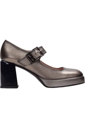 Hispanitas Schoenen, Dames, Bruin, 37 EU, Leer, Mary Jane Pumps