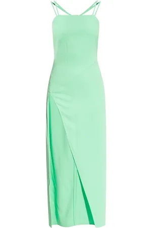 The Attico Kleedjes, Dames, Groen, XS, Fujiko Slip Dress