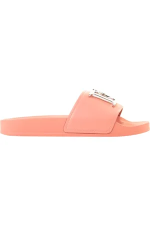 Dsquared2 Schoenen, Dames, Roze, 36 EU, Luxe Rubberen Slides