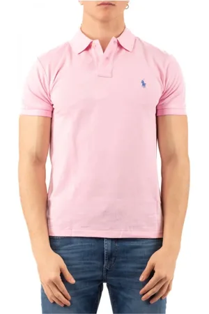 Ralph Lauren Tops, Heren, Roze, XL, Polo