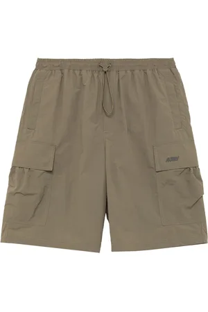 Autry Korte broeken, Heren, Groen, S, Nylon, Cargo Nylon Groene Shorts