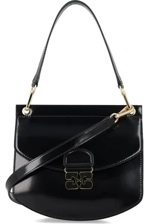 Ganni Tassen, Dames, Zwart, ONE Size, Casual Crossbody Tas