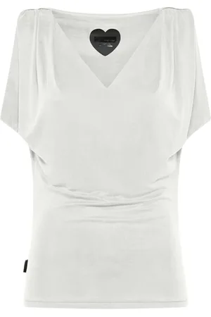 RRD Tops, Dames, Wit, M, Cupro Kim Shirt