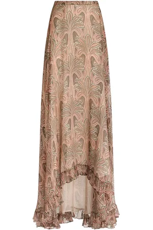Etro Rokken, Dames, Veelkleurig, S, Polyester, Zijden Lange Rok