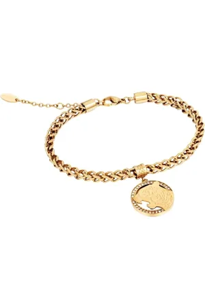 Roberto Cavalli Accessoires, Dames, Geel, ONE Size, Panter Charme Mode Armband