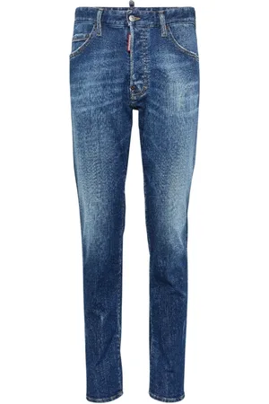 Dsquared2 Jeans, Heren, Blauw, XL, Slim-fit Jeans