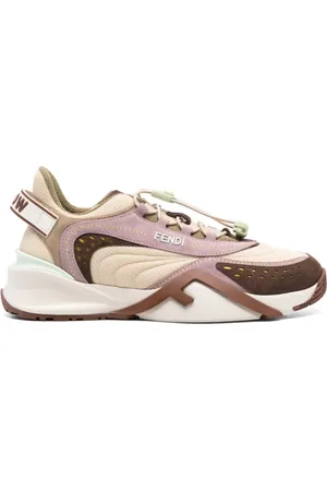 Fendi Schoenen, Dames, Veelkleurig, 37 EU, Flow Design Mix Cropped Jas