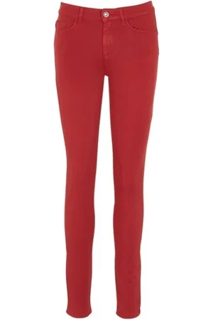 Liu Jo Jeans, Dames, Rood, W27, Katoen, Rode Divine Skinny Jeans