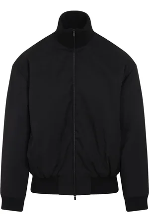FEAR OF GOD Jassen, Heren, Zwart, L, Wol, High Neck Bomber Jacket
