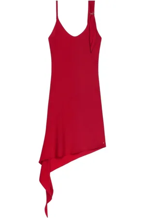 Courrèges Kleedjes, Dames, Rood, S, Katoen, Korte Jurk
