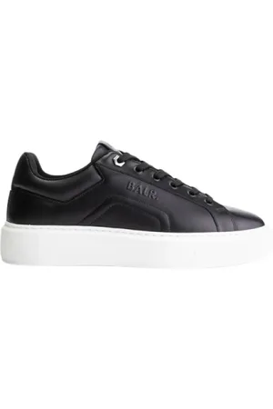 BALR. Schoenen, Heren, Zwart, 41 EU, Leren Veterschoenen met Dikke Zool