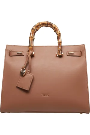 Liu Jo Tassen, Dames, Bruin, ONE Size, Bruine Handtas met Ritssluiting