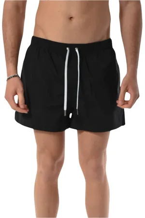 Dsquared2 Badkleding, Heren, Zwart, S, Boxershorts met trekkoord in de taille