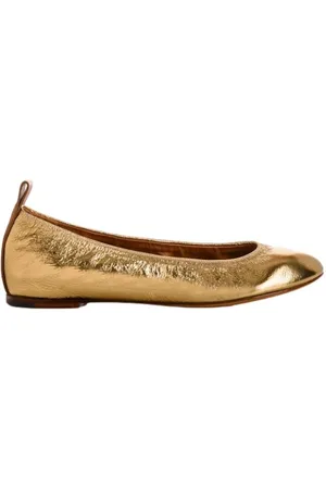 Lanvin Schoenen, Dames, Geel, 36 EU, Leer, Ballerina`s