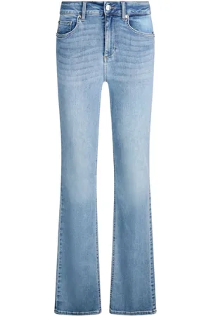 Liu Jo Jeans, Dames, Blauw, W32, Katoen, Bootcut Jeans