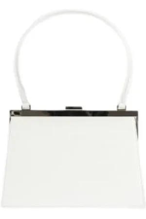 COPERNI Tassen, Dames, Wit, ONE Size, Leer, Mini Lady Bag