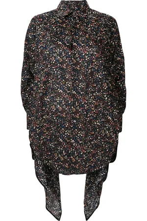 Dsquared2 Blouses & Shirts, Dames, Zwart, 2Xs, Katoen, 001s Camicia Shirt
