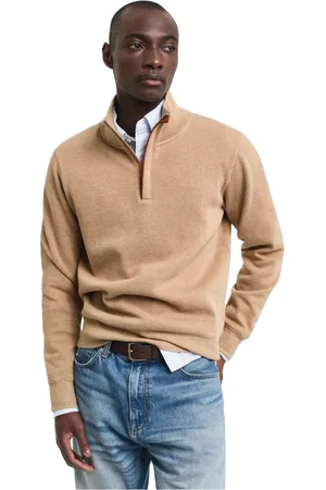 GANT Sweatshirts & Hoodies, Heren, , M, Katoen, Half-zip Sweatshirt Sacker Rib