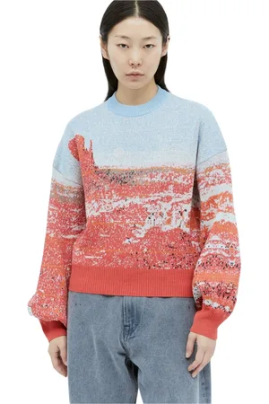 Canada Goose Truien, Dames, Veelkleurig, L, Wol, Graphic Jacquard Wool Blend Sweater