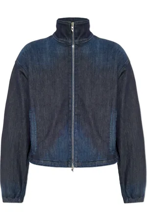 Diesel Jassen, Dames, Blauw, L, Denim, Denim Jacket De-Sanderz