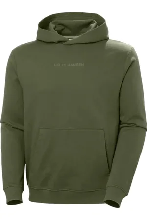 Helly Hansen Sweatshirts & Hoodies, Heren, Groen, L, Groene hoodie met kangoeroezak