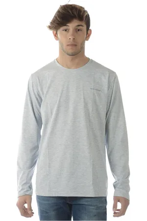 D.A. Daniele Alessandrini Tops, Heren, Grijs, S, Katoen, Sweatshirts