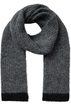 Co`Couture Accessoires, Dames, Grijs, ONE Size, Wol, Zachte Gebreide Sjaal