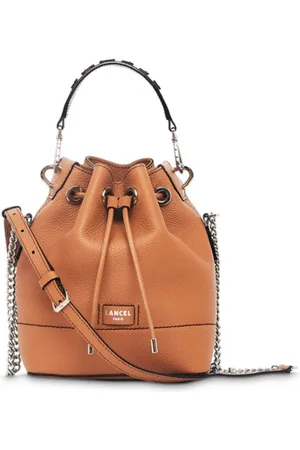 LANCEL Tassen, Dames, Bruin, ONE Size, Emmertas in kamelkleur