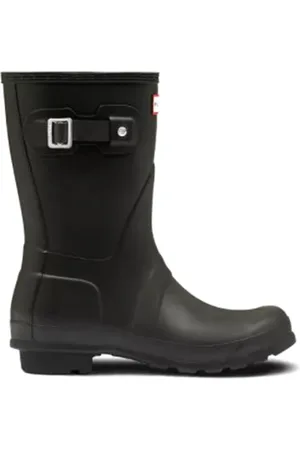 Hunter Schoenen, Dames, Zwart, 38 EU, Original Korte Regenlaars