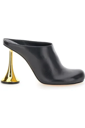 COPERNI Schoenen, Dames, Zwart, 36 EU, Leer, Gesloten Muiltjes met Hak