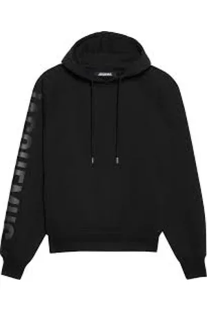 Jacquemus Sweatshirts & Hoodies, Heren, Zwart, L, Stijlvolle hoodie voor een trendy look
