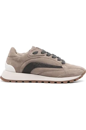 Brunello Cucinelli Schoenen, Dames, , 40 EU, Leer, Ice Sneakers