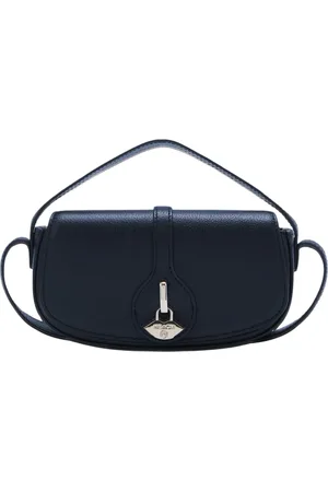 Silvian Heach Tassen, Dames, Blauw, ONE Size, Leer, Handtas met Flap - New Martina